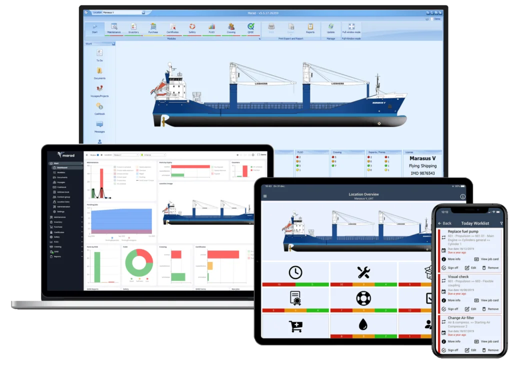 Marad desktop, web, and mobile product image