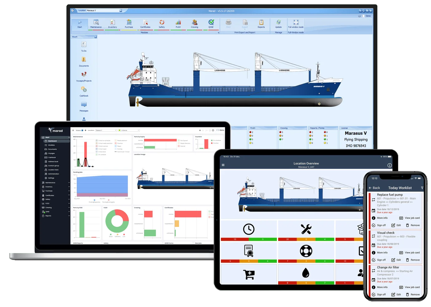 Image of Marad product suite