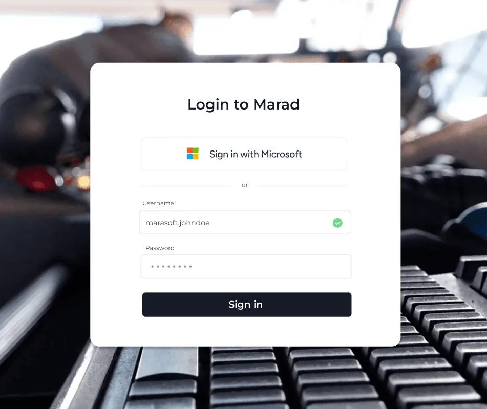 Single Sign-On in Marad